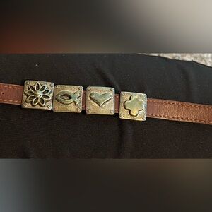 Premier Leather Look Reversible Charm Bracelet